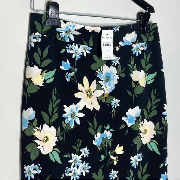 ANN TAYLOR | NWT | Floral Print Midi Skirt - Picture 5 of 15